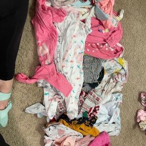 9,12, and some 18 month girl pajamas